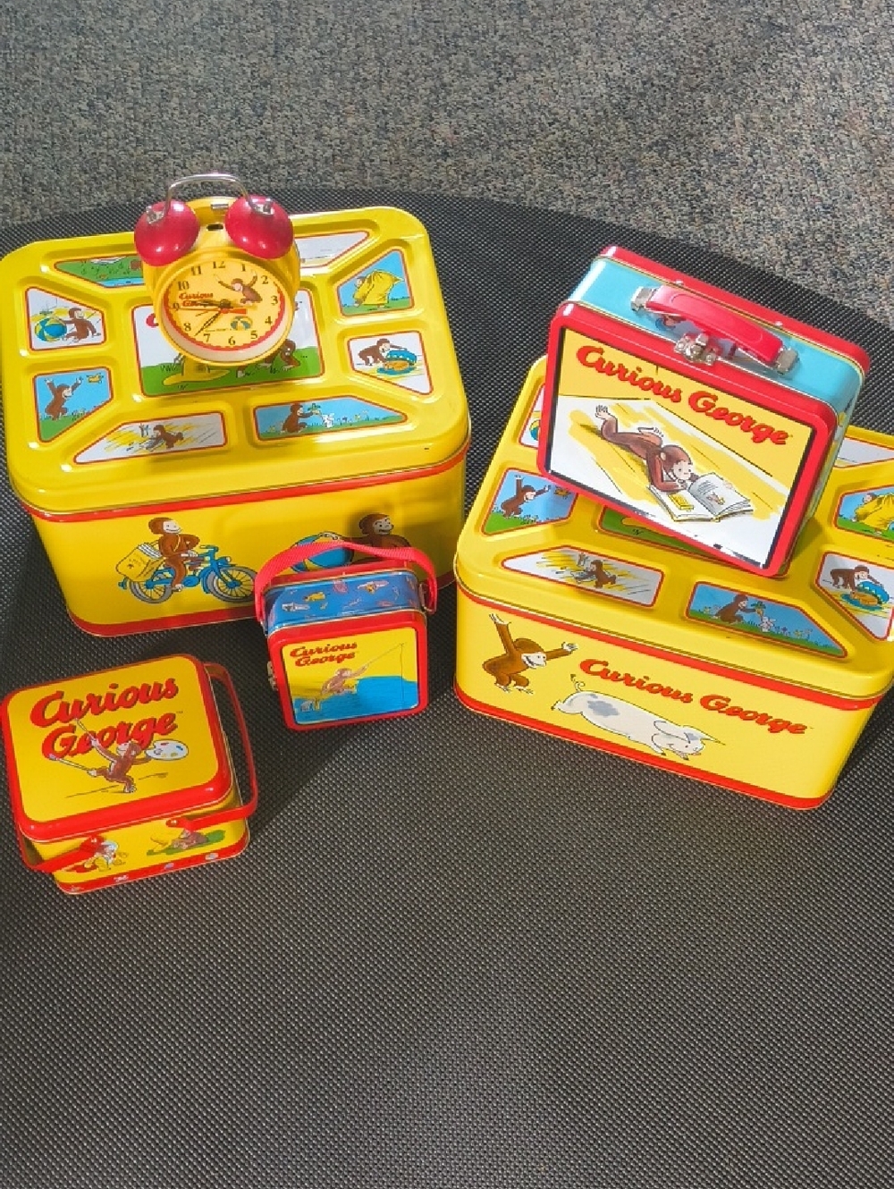 Retro Curious George Tin Collection